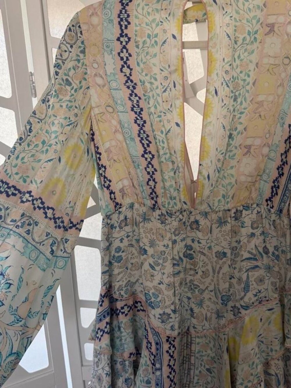 Hemant & Nandita Milly Sakura LS Deep Mini Dress โ NWT โ Size Medium - Picture 8 of 8